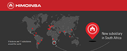HIMOINSA continúa su crecimiento en el sur de África y anuncia la apertura de una filial en 2016
