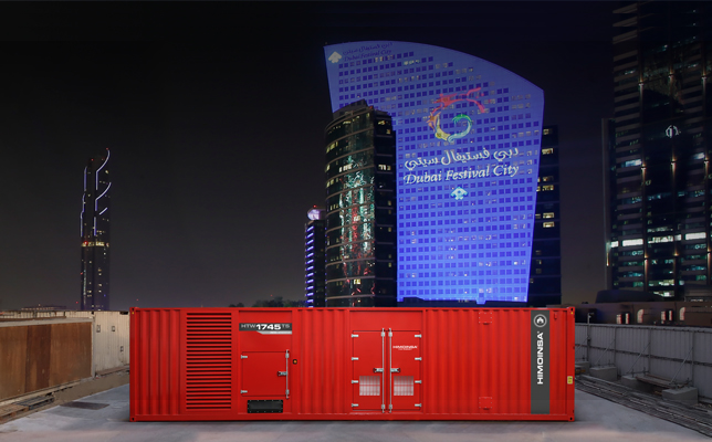 HIMOINSA suministra energía a un espectáculo único en el Dubai Festival City