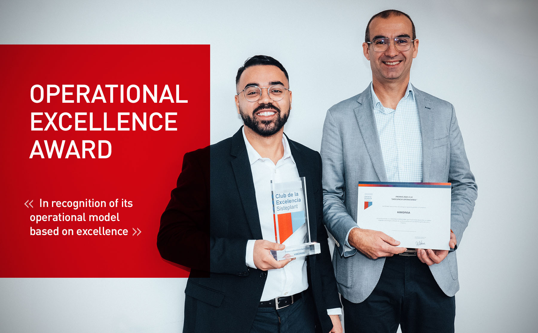 HIMOINSA recibe el Premio a la Excelencia Operacional