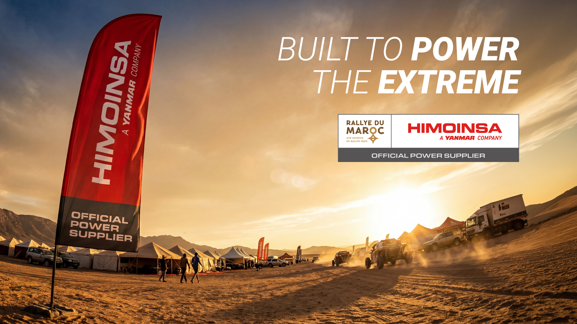 HIMOINSA se convierte en Official Power Supplier del Rallye du Maroc y garantiza el suministro energético de una de las pruebas más exigentes del rally raid mundial