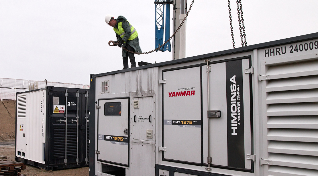 Solución temporal de suministro eléctrico para el sector sanitario